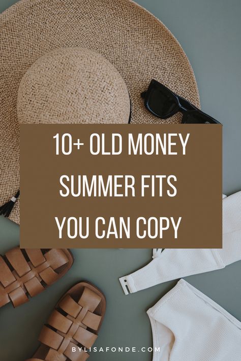 10+ Old Money summer fits you can copy to look expensive and classy on a budget. The Best old money summer outfit ideas for women + the ultimate guide on how to dress old money in summer without going broke. Old money aesthetic outfits you'll love. Old money beach essentials. Old Money Beach Outfit Aesthetic, Movie Casual Outfit, Old Rich Beach Outfit, Classic Beach Style, Old Money Island Outfits, Summer Outfits 2023 Old Money, Rich Mom Summer Outfits, Expensive Looking Outfits Summer, New Money Outfit Women