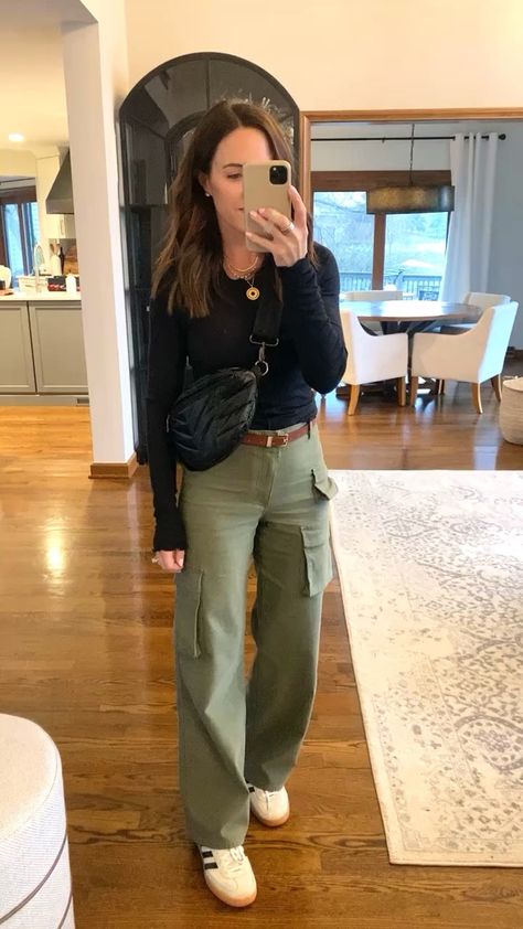 PICTURE CARGO PANT curated on LTK Olive Green Cargo Pants Outfit, Green Cargo Pants Outfit, Olive Green Cargo Pants, Sequin Jewelry, Green Trousers, Western Style Outfits, Cargo Pants Outfit, Green Cargo Pants, Green Cargo