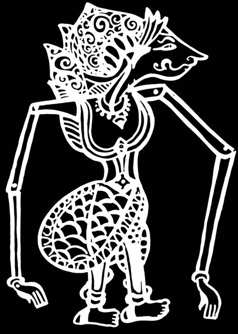 drawing Wayang Kulit by imfromdunman Wayang Kulit Drawing, Wayang Kulit Puppet Easy, Pencil Shading Techniques, Poster Science, Capricorn Tattoo, Puppets For Kids, Raja Ampat, Puppet Patterns, Indonesian Art