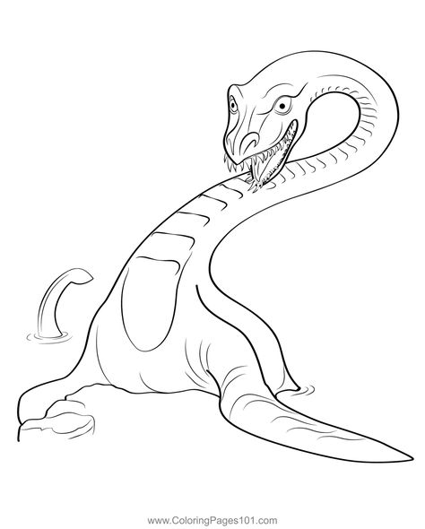 Loch Ness Monster 8 Coloring Page Lochness Monster Drawing, Loch Ness Monster Drawing, Monsters Coloring Pages, Sea Creatures Drawing, Monster Sketch, Shark Drawing, Monster Coloring Pages, Monster Drawing, Loch Ness Monster