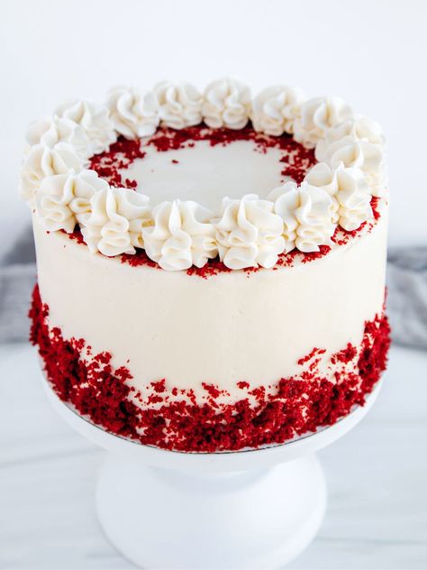 Red Velvet Cake Read Velvet Cake, 3 Layer Red Velvet Cake, Red Velvet Easter Cake, Red Velvet 2 Tier Cake, Layered Red Velvet Cake, Korean Red Velvet Cake, Tiered Red Velvet Cake, Red Velvet Cake For Christmas, 2 Layer Red Velvet Cake