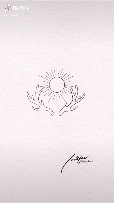 Simple Throne Of Glass Tattoos, Terrasen Tog Tattoo, Throne Of Glass Stag Tattoo, Grishaverse Tattoo Ideas, Small Throne Of Glass Tattoo, Throne Of Glass Tattoo Ideas Small, Tog Inspired Tattoos, Throne Of Glass Tattoo Small, Fireheart Tog Tattoo