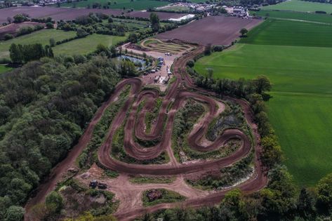 Atv Track, Dirt Bike Track, Motocross Tracks, Grid Ideas, Country Relationships, Dream Horse Barns, Race Tracks, Armored Truck, Running Track