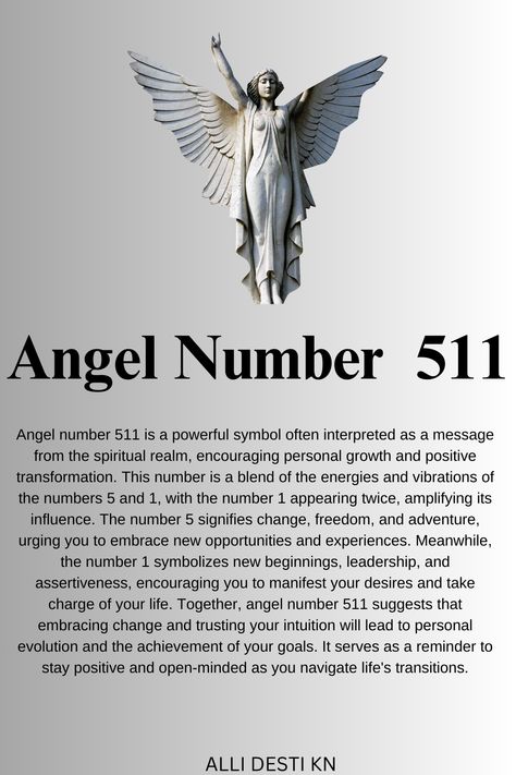 Angel number 511 is a powerful message of change, growth and personal transformation. When you see 511, its a sign that let go of old patterns holding you back. #angelnumber511 #spiritualawakening #transformation #divineguidance #511meaning #personalgrowth 511 Angel Number, 515 Angel Number, Follow Your Path, Change And Growth, Angel Number Meaning, Powerful Messages, Angel Signs, Angel Guide, Angel Number Meanings