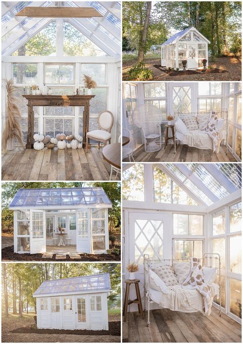 Garden Decor Ideas Diy, Window Greenhouse, Diy Greenhouse Plans, Outdoor Greenhouse, Greenhouse Shed, Backyard Greenhouse, Greenhouse Plans, Diy Greenhouse, Garden Decor Ideas