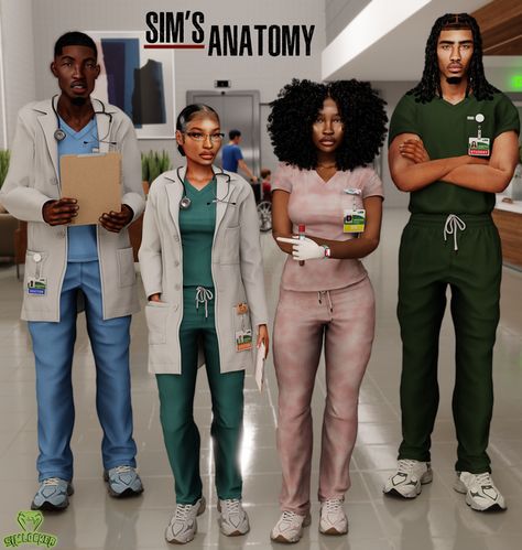 Sim's Anatomy Set 🩺 | Patreon Best Sims 4 Packs, Simlocker Sims 4, Sims 4 Doctor Scrubs Cc, Sims4 Career Mod, Sims 4 Cc Vet Clothes, Sims 4 Cc Folder Alpha, Sims 4 Male Apartment, Sims 4 Career Mods Patreon, Sims 4 Vet Cc