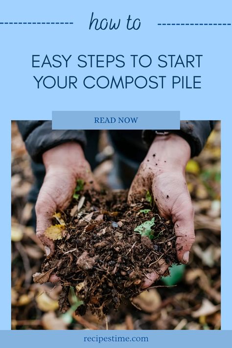 Creating a compost pile is simpler than you think! In this step-by-step guide, learn how to gather materials, choose the right location, and maintain your compost for the best results. Transform kitchen scraps and yard waste into nutrient-rich compost that benefits your garden. Discover tips for layering ingredients and troubleshooting common composting challenges Recycled Kitchen, Compost Pile, Composting Process, Kitchen Scraps, Improve Soil Quality, Composting At Home, Organic Compost, Potager Garden, Yard Waste