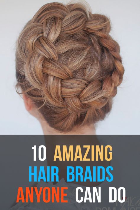 Step by Step Hair Braids Tutorials That Anyone Can Do. These hair braids look amazing. They look like you've spent time doing your hair. #hair #hairstyles #hairbraids #easybraids Short Hair Braids Tutorial, Hair Braids Tutorials, Half Braided Hairstyles, Step By Step Hair, French Braid Updo, Tight Braids, Side Braid Hairstyles, Braided Hairdo, French Braid Hairstyles