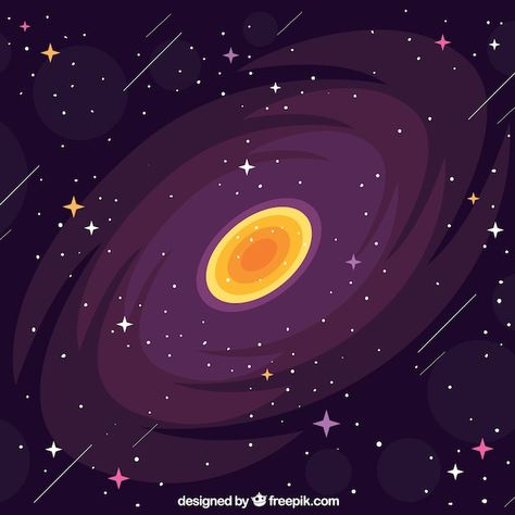 Free Vector | Cartoon galaxy background Galaxy Vector, Cartoon Galaxy, Galaxy Background, Vector Cartoon, Graphic Resources, Vector Free, Pattern