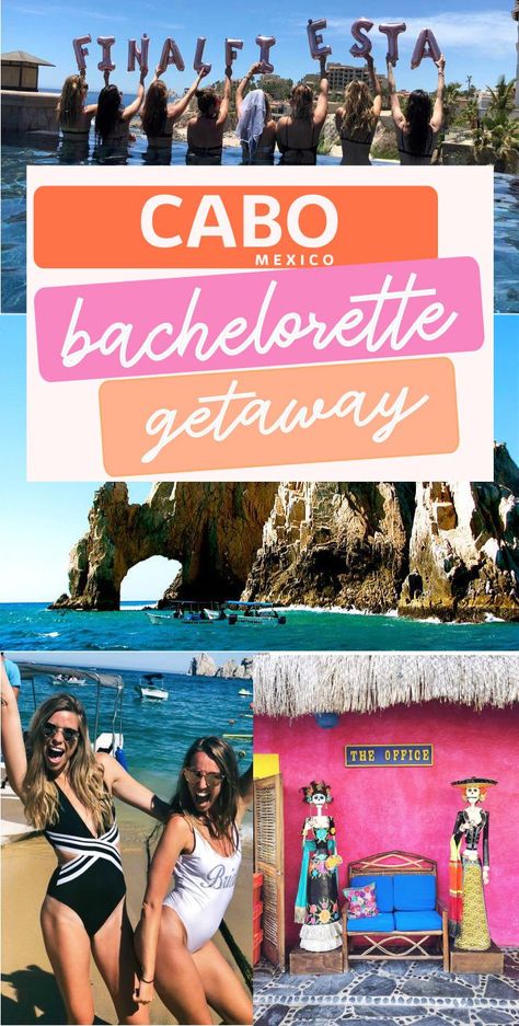 Latin Bachelorette Party, Mexico Bachelorette Party Ideas, Destination Bachelorette Party Ideas, Cabo Bachelorette Theme, Cabo Bachelorette Party Decorations, Cabo Bachelorette Party Outfits, Cabo San Lucas Bachelorette Party, Bachelorette Party In Cabo, Cabo Bachelorette Itinerary