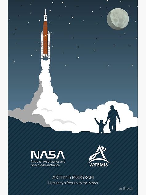 Rocket Poster Design, Space Exploration Poster, Aerospace Poster, Skydiving Aesthetic, Artemis Rocket, Artemis Poster, Programming Poster, Nasa Vintage Posters, Space Poster Design