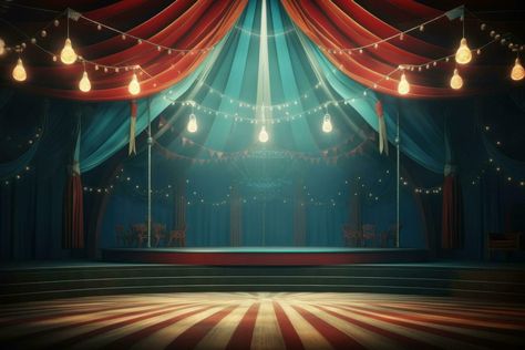 Anime Circus, Scary Circus, Circus Background, Carnival Background, Dark Circus, Graphic Design School, Free Green Screen, Stage Background, Graphic Design Cards