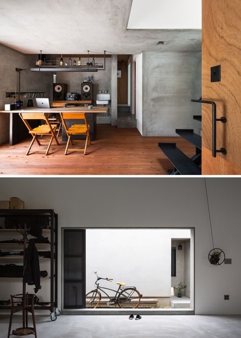 Concrete House, Shiga, Studio Interior, Unique Photography, In Focus, Japanese House, Modern Exterior, House Made, Creative Home