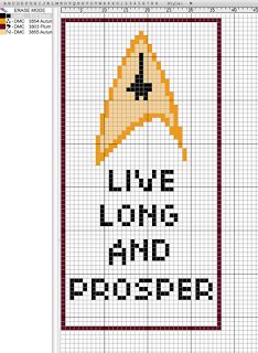 sentimental-bunny-chan: Free Patterns Star Trek Cross Stitch, Geeky Cross Stitch, Geek Cross Stitch, Crochet Graphs, Nerd Crafts, Cross Stitch Bookmarks, Cross Stitch Patterns Free, Free Cross Stitch, Knitting Charts