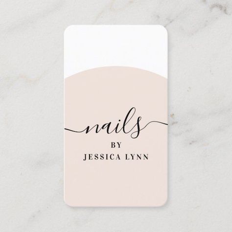 Nail Business Logo, Terracotta Hair, Nail Logos, Nail Salon Logo, Modern Nail Salon, Logo Colours, Nails Logo, Salon Business Card, Logo Nail