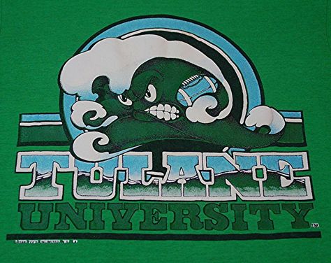 Vintage 80 s Tulane University Green Wave Football T Shirt L College Sports Tee | eBay Tulane University, University Tshirt, Green Wave, Sports Tee, Football T Shirt, Vintage Type, College Sports, Sports Tees, Iphone Background