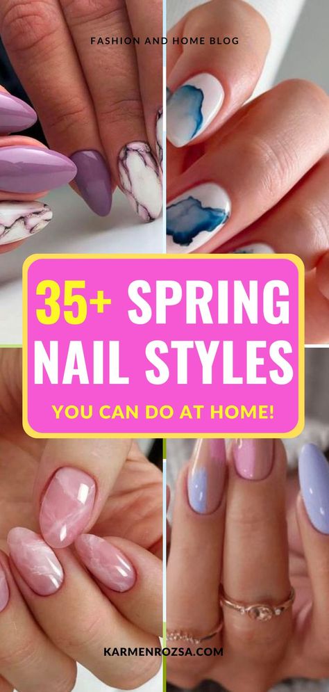 35+ Spring nail styles you can do at home without any special skills. DIY your nails.Bring the beauty of the garden to your fingertips with these charming daisy nail styles you can easily recreate at home! Dive into the world of floral French tips and garden-inspired nails for a fresh and feminine look. Experiment with pastel nail colors and bright nail polish to capture the essence of spring.#NailArt #SpringNailTrends #GardenNails #DIYBeauty #EasterNails Pastel Nail Colors, Easter Nail Ideas, Blossom Nails, Bright Nail Polish, Mint Green Nails, Cherry Blossom Nails, Butterfly Nail Designs, Fruit Nail Art, Easter Nail