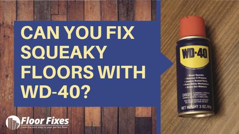 Did you know that some people say you can fix a squeaky floor with WD-40? Find out if this is a lifehack that might fix your squeaky hardwood floor. How To Fix Squeaky Wood Floors, Fix Squeaky Floors, Squeaky Floors, Old Wood Floors, Spray Insulation, Wood Plank Flooring, Trick Words, Floating Floor, Wood Joints