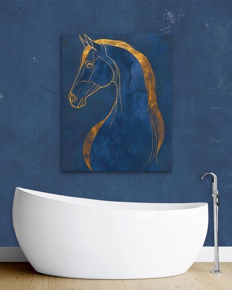 Horse Paintings Acrylic, Horse Art Ideas, Abstract Horse Art, Horse Art Drawing, Abstract Horse Painting, Gold Art Painting, Abstract Horse, Horse Artwork, Calligraphy Art Print