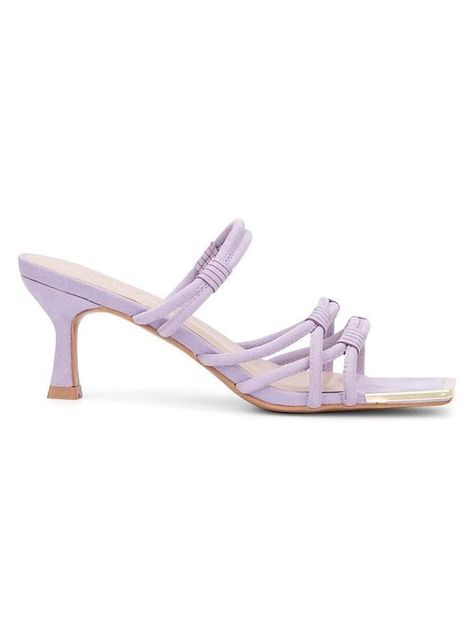 Women's TORGEIS Medinilla Faux Suede Strappy Sandals - Pink - Sandal heels The fashionable strappy upper adds style to these faux suede sandals designed with a goldtone accent. Faux suede upper. Open toe. Slip-on style. Lining:. Faux leather & faux suede. Rubber & textile sole. Self-covered stiletto heel, 3" (75mm). Pink Sandals Heels, Sandals On Sale, Kitten Heel Sandals, Heel Sandal, Sandals For Sale, Suede Sandals, Designer Sandals, Kitten Heel, Strappy Sandals