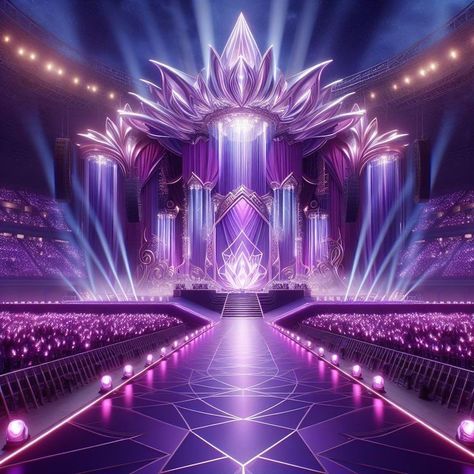 Concert Background Stage, Pink In Concert, Concert Stage Design, Stage Background, Stage Set Design, Concert Stage, Concert Aesthetic, New Background Images, Magic Aesthetic