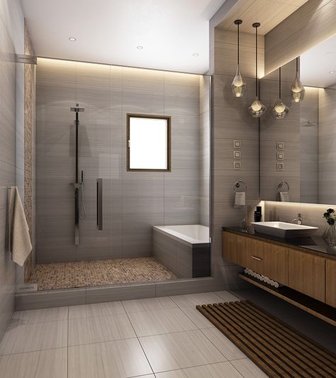 Big Bathroom Inspiration, Big Bathroom Ideas Modern, Big Bathroom Interior, Master Toilet Design, Modern Big Bathroom, Big Luxury Bathroom, Bathroom Ideas Big, Big Modern Bathroom, Big Bathroom Ideas