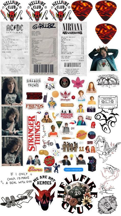 Stranger Things Gifts, Smells Like Teen Spirit, Gorillaz, Back To Black, Stranger Things, Photo Wall, Movie Posters, 10 Things, Gifts