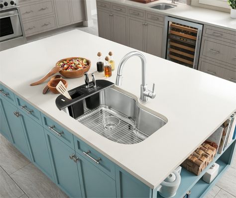 What’s Hot in the Kitchen: Trends to Watch for in 2014 Kitchen Sink Plumbing, Cooking Utensil Organization, Blanco Kitchen Sinks, Blanco Sink, Sink Sizes, Utensil Storage, Kitchen Solutions, Personalized Kitchen, High Quality Kitchen