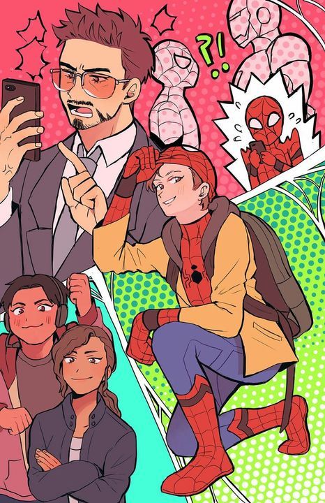 A/N: Since I'm slow at updating, I thought I might as well share some Spider-Man fanart that I have saved (not mine) with you guys! Yay 😀 Tony Stark Fanart, Superfamily Avengers, Image Spiderman, Marvel Drawings, Film Anime, Avengers Comics, Film Disney, Marvel Fan Art, Field Trips