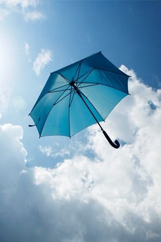 High flying blue umbrella | by Jasonmon Blue Umbrella Aesthetic, Flying Umbrella, Umbrella Aesthetic, Umbrella Photography, Umbrella Photo, Blue Umbrella, Baby Blue Aesthetic, Umbrella Art, Light Blue Aesthetic