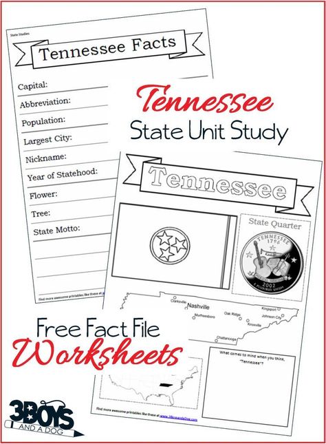 Pin2 Tweet Share1 +1 Share StumbleThese Tennessee State Fact File Worksheets are the perfect worksheets to help you and your child record many facts about the state of Tennessee.  When doing your 50 states unit study this year, you can keep a complete notebook about the entire United States. Did you know?  The Grand Ole Opry in Nashville, […] Virginia Studies, Area Worksheets, West Virginia History, Free Homeschool Printables, History Worksheets, States And Capitals, Homeschool Geography, Homeschool Freebies, Wyoming State