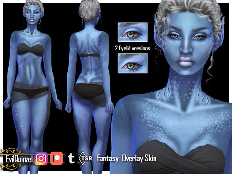 The Sims Resource - Fantasy Skin OVERLAY Blue Skin Sims 4 Cc, Sims Avatar Cc, Sims 4 Cc The Sims Resource Skin Details, Avatar Cc Sims 4, Sims 4 Avatar Navi Cc, Sims4 Avatar, Avatar Sims 4 Cc, Sims 4 Cc Avatar, Sims 4 Avatar