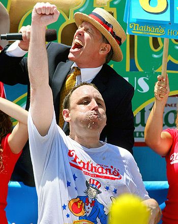 Competitive Eating, Joey Chestnut, Dog Day Afternoon, Reigning Champ, Summer Memories, Bugatti Veyron, British Men, Hollywood Life, Coney Island