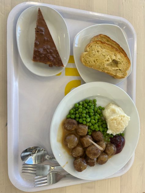 swedish food, lunch, delicious, tasty, ikea, aesthetic German Lunch, Ikea Aesthetic, Swedish Food, Ikea Food, Food Lunch, Swedish Recipes, Oblivion, Healthy Dinner, Lost