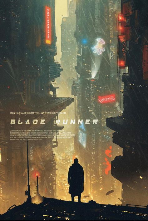 Cyberpunk Book Cover, Sci Fi Poster Design, Sci Fi Movie Posters, Blade Runner 2049 Aesthetic, Blade Runner Aesthetic, Bladerunner Aesthetic, Blade Runner City, Blade Runner 2049 Wallpaper, Blade Runner 2049 Poster