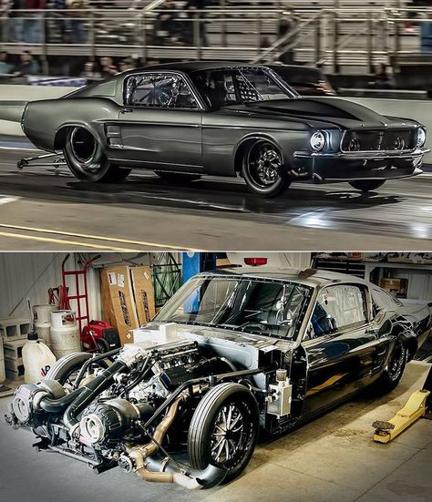 Dragster Car, 67 Mustang, 1967 Mustang, Custom Bobber, Cool Car Pictures, Cars Muscle, Custom Muscle Cars, Drag Racing Cars, Car Aesthetic