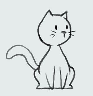 pintrest simple cat drawing | Yong Hee's WoRKsPacE Cartoon Cat Drawing, Simple Cat Drawing, Dibujo Simple, Cat Steps, Drawing Hair, Cute Cat Drawing, Kitty Kitty, Cats Illustration, Drawing Videos