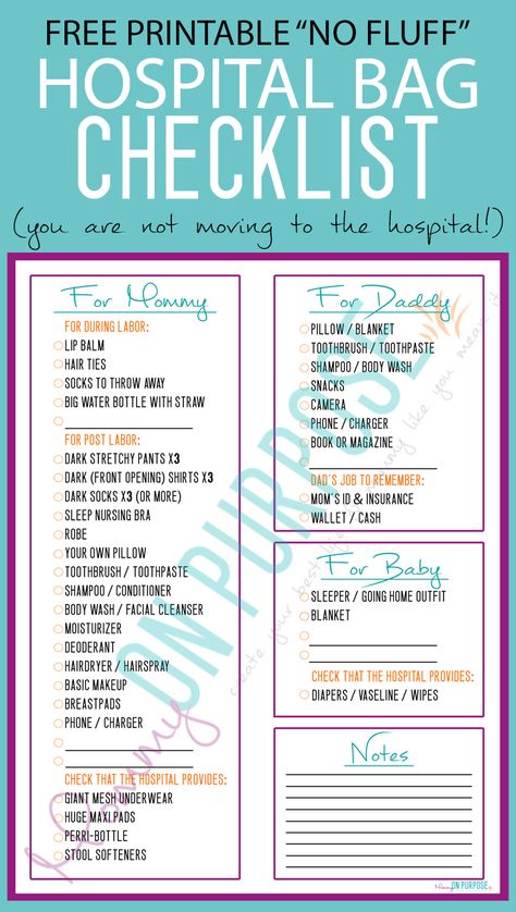 Grab this free printable hospital bag checklist - you are NOT moving to the hospital! Hospital Bag For Mom To Be, What Is Sleep, Baby Hospital Bag, Bag Checklist, Hospital Bag Checklist, Baby Checklist, Newborn Hacks, Baby Hospital, Baby Prep