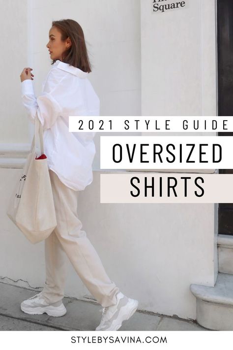 oversized shirt outfit Oversized Button Up Shirt Work Outfit, Ladies Oversized Shirt Outfit, Polo Cover Up Outfit, Oversize Button Down Outfit, Oversized Men’s Shirt Outfit For Women, Styling White Oversized Shirt, Style White Oversized Shirt, How To Style Oxford Shirt Women, How To Style Boxy Shirt