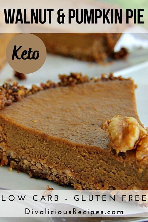 Keto Pumpkin Pie With Walnut Crust, Keto Walnut Pie Crust Recipe, Keto Walnut Pie Crust, Pumpkin Pie With Walnut Crust, Keto Pumpkin Pie With Pecan Crust, Keto Nut Crust For Pie, Walnut Crust Pie, Walnut Pie Crust Recipe, Nut Pie Crust Recipe