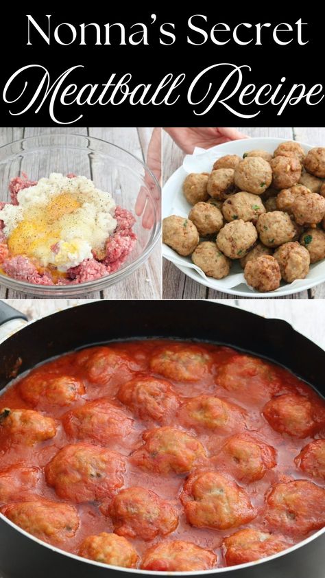 Secrets from italian grandmas on how to make the perfect Italian meatball from scratch! Real Italian Meatballs Recipe, Sicilian Meatballs Recipe, Tuscan Meatballs, Real Italian Meatballs, Mini Meatballs Recipe, Sicilian Meatballs, Italian Spaghetti And Meatballs, Frozen Italian Meatballs, Best Italian Meatball Recipe