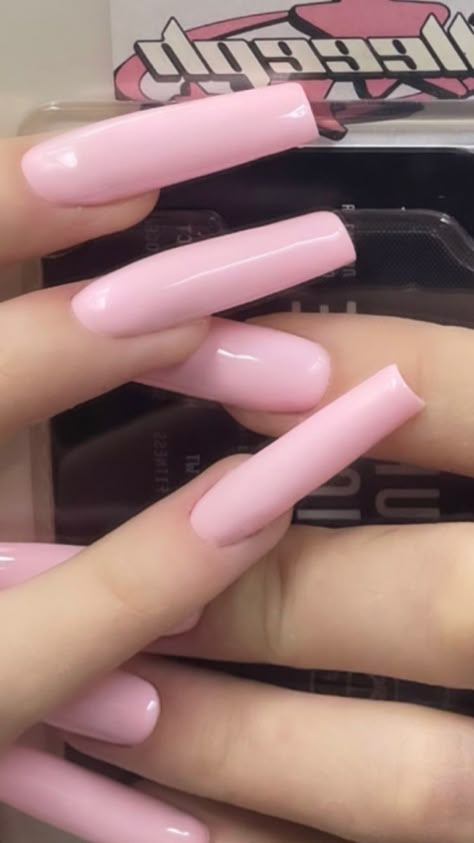 Long Pink Nails, Soft Nails, Pink Acrylic Nails, Hot Nails, Luxury Nails, Fire Nails, Dream Nails, Pretty Acrylic Nails, Chic Nails