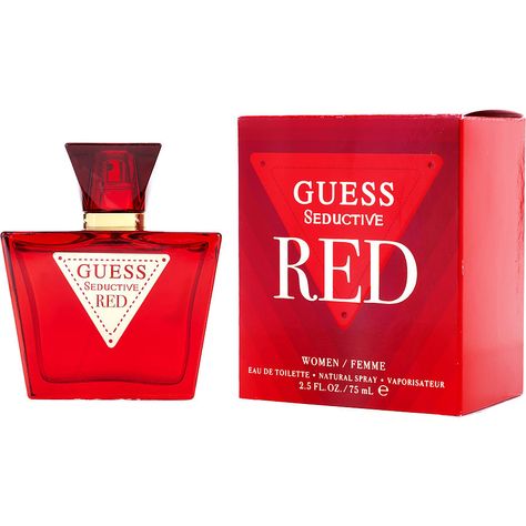 Guess Seductive Red Perfume | FragranceNet.com® Sambac Jasmine, Guess Seductive, Red Perfume, Perfume Floral, Guess Girl, Feminine Fragrance, Black Currant, 2022 Trends, Outfits 2022