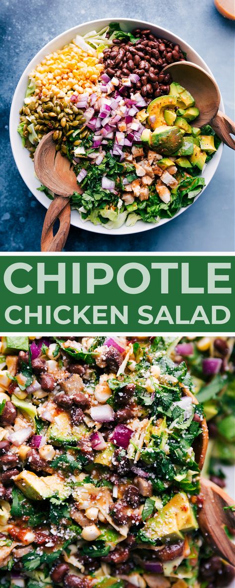 Cafe Zupas Chipotle Chicken Salad, Salad Rotisserie Chicken, Chipotle Ranch Chicken Salad, Chipotle Chicken Dense Bean Salad, Spicy Chipotle Chicken Dense Bean Salad, Salad With Smoked Chicken, Salads With Rotisserie Chicken, Cabbage Chicken Salad Recipes, Chicken Bean Salad