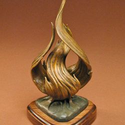 Bronze Sculpture Art, Kindergarten Design, Eternal Flame, Sculpture Art Clay, Sculpture Projects, Sand Sculptures, Metal Candlesticks, Garden Pottery, Fire Art