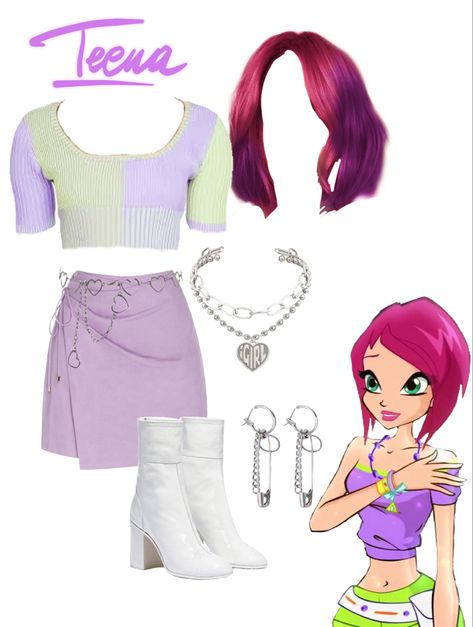 Winx Fashion, Winx Outfits, Spy Outfit, Fairy Outfit, Famous Outfits, Disney Inspired Outfits, Totally Spies, Cartoon Outfits, Cute Cosplay