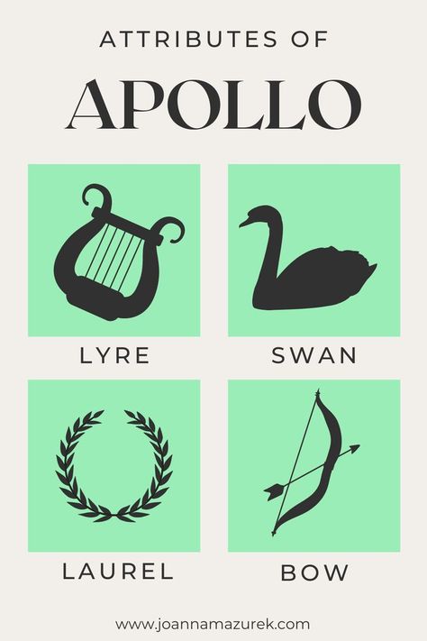 Greek Pantheon Aesthetic, Apollo Symbol Greek Mythology, Symbols Of Apollo, Greek God Symbols, Greek Mythology Symbols, Apollo Symbol, Apollo Tattoo, Apollo Art, Greek Deities