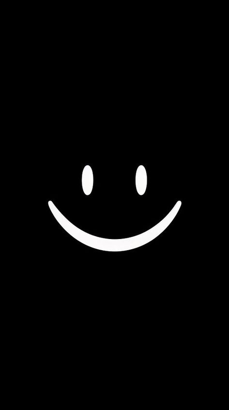 Smily face symbol icon cartoon black white. AI generated Image by rawpixel. | premium image by rawpixel.com Dark Iphone Wallpaper, Dark Smile, Wallpaper Cantik Iphone, Iphone Wallpaper Dark, Bakgerand Photo, Iphone Wallpaper Black, Blackandwhite Aesthetic, Crown Tattoo Design, Smile Wallpaper