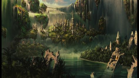 1920x1080 211 Lord of the Rings HD Wallpapers | Background Images - Wallpaper ... Dual Monitor Wallpaper, Steampunk City, Waterfall Wallpaper, Future Wallpaper, Floating City, Landscape Background, Fantasy City, Fantasy Castle, Fantasy Adventure