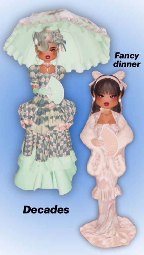 @deja_dti_17  Dress to impress outfits ~ xl1703 #dresstoimpress #dti #dtiinspo #dtioutfits #decades #fancydinner Decades Outfits, Dress To Impress Outfits, Fancy Dinner, My Images, Dress To Impress, Dress Outfits